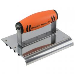 6" x 4,5" 1/2"R CF112PF paca do krawędzi ze stali nierdzewnej wielorowkowa betonowa z uchwytem ProForm® KRAFT TOOL