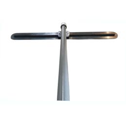 FRESNO SF120 Listwa z drążkami ręczna do wygładzania betonu ze stali węglowej