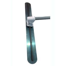 FRESNO SF120 Listwa z drążkami ręczna do wygładzania betonu ze stali węglowej