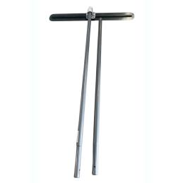 FRESNO SF120 Listwa z drążkami ręczna do wygładzania betonu ze stali węglowej