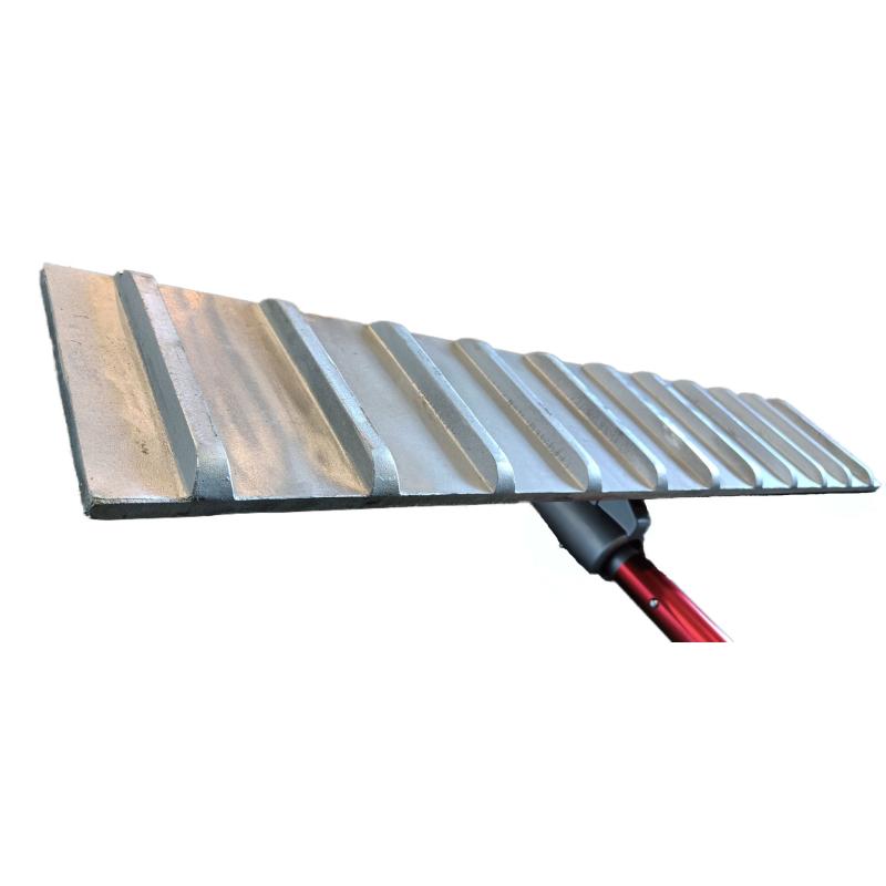 110cm Listwa ręczna do rowkowania betonu aluminiowa z 2 drążkami