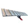 110cm Listwa ręczna do rowkowania betonu aluminiowa z 2 drążkami