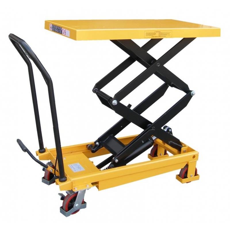 TFD35 Wózek ręczny podnośnikowy platformowy 350kg, wysokość podnoszenia 1300mm